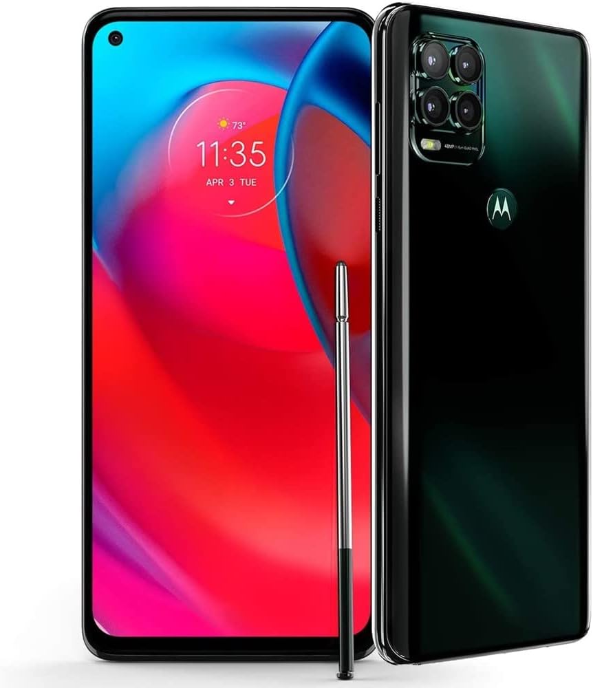 Moto g stylus 5g - 128GB (Wifi + LTE) (Unlocked) - Cosmic Emerald (Pre-Owned)