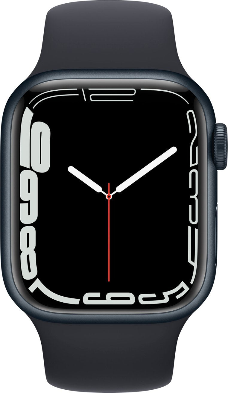 Apple Watch Series 7 (GPS + LTE) 41mm Midnight Aluminum Case & Midnight Sport Band (Pre-Owned)