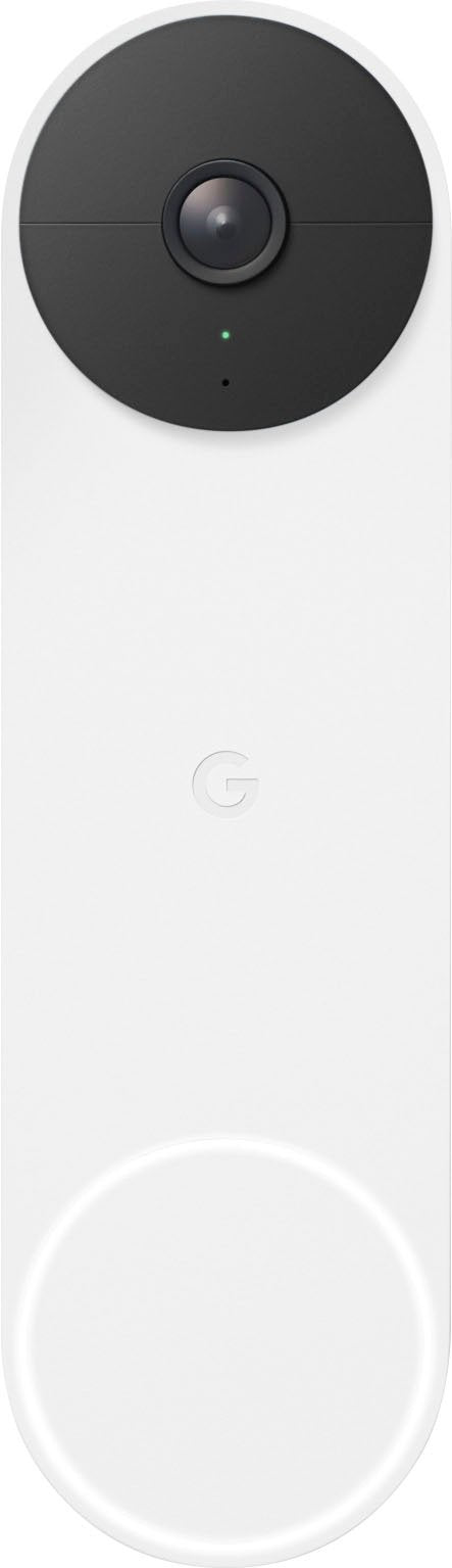 Nest Doorbell (Battery) Smart Wi-Fi Video Doorbell Camera - Snow (Pre-Owned)