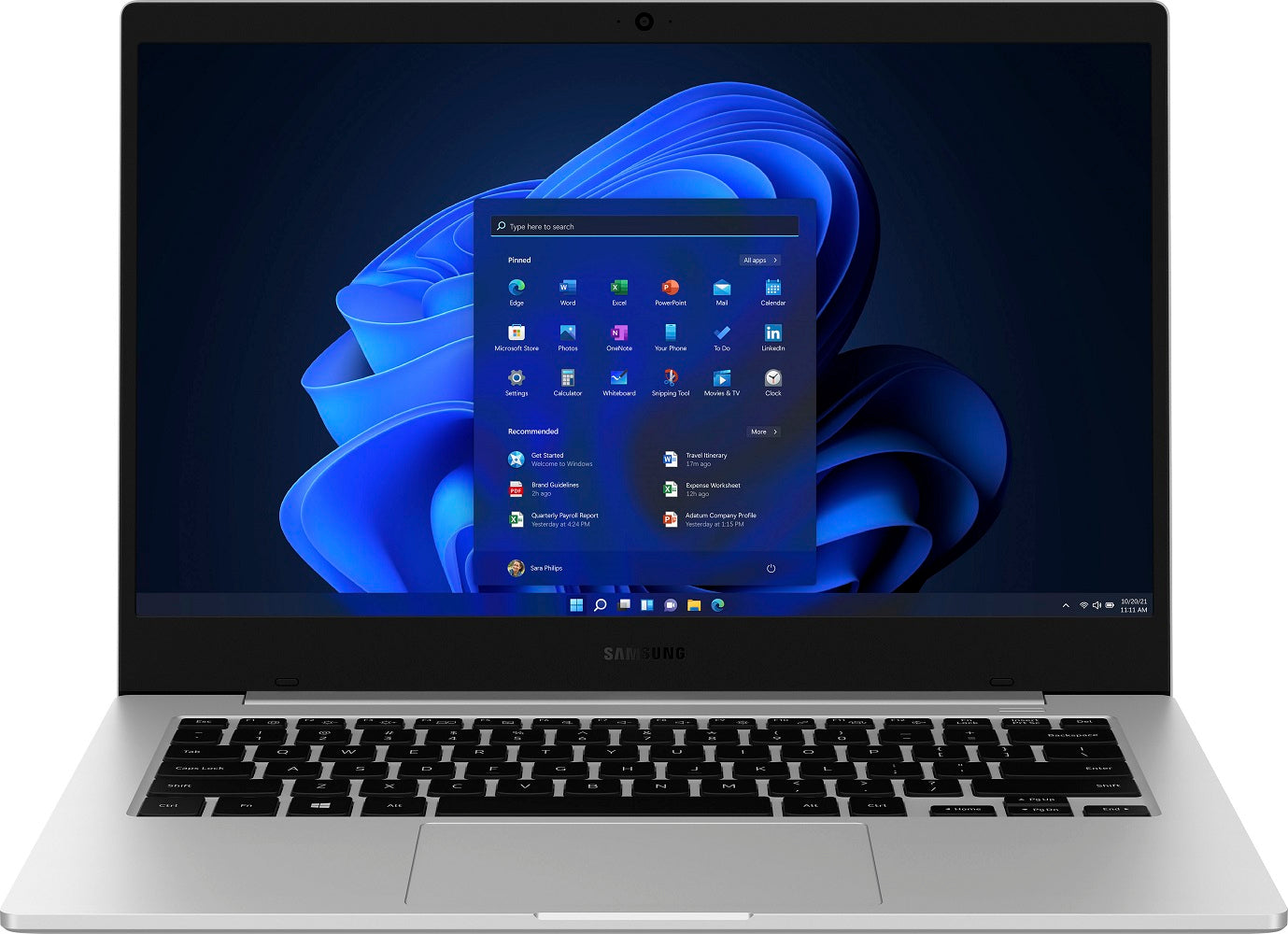 Samsung Galaxy Book Go 5G, 14-inch, 256GB, Unlocked All Carriers - Silver (Refurbished)