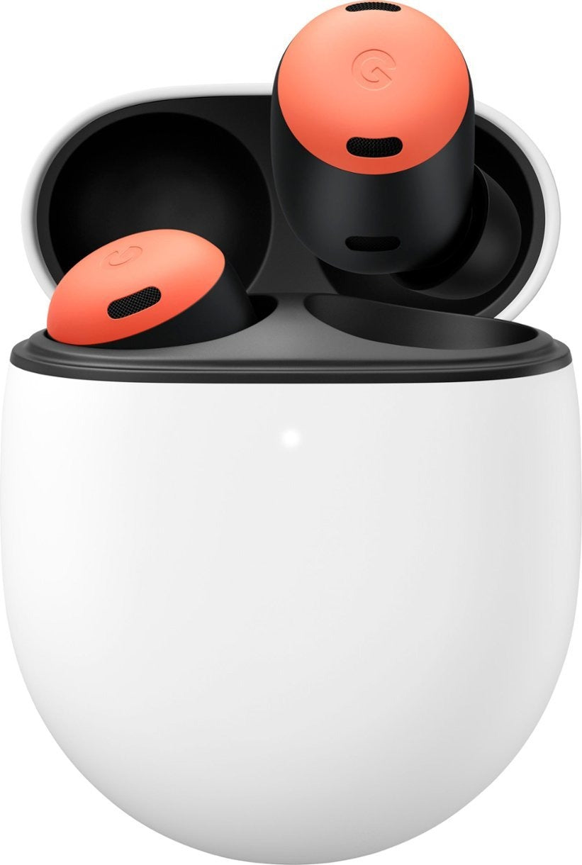 Google Pixel Buds Pro True Wireless Noise Cancelling Bluetooth Earbuds - Coral (Pre-Owned)