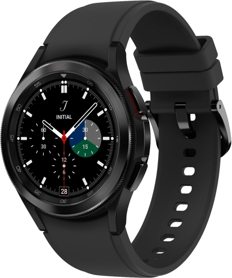 Samsung Galaxy Watch4 Classic Stainless Steel Smartwatch 42mm LTE - Black (Pre-Owned)