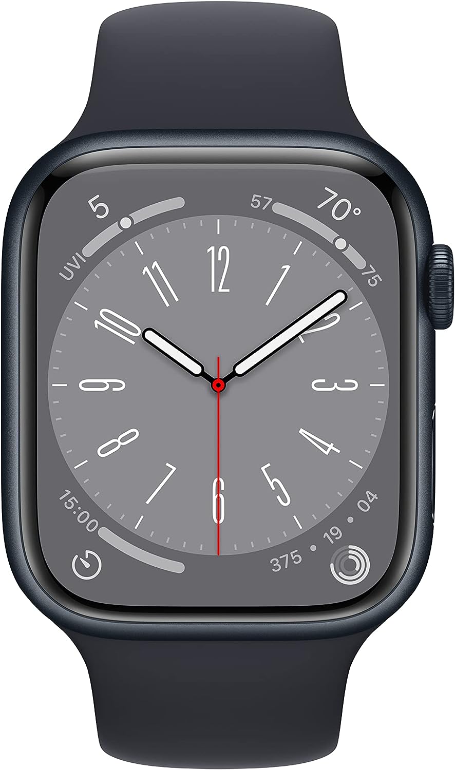 Apple Watch Series 8 (GPS + LTE) 45mm Midnight Aluminum Case & Midnight Sport Band (Pre-Owned)