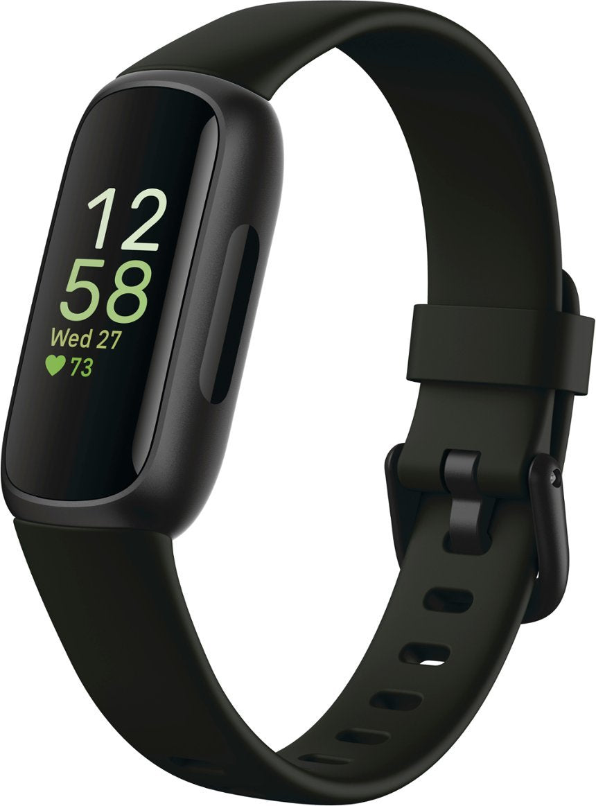 Fitbit Inspire 3 Health & Fitness Tracker with Stress Management - Midnight Zen (Pre-Owned)