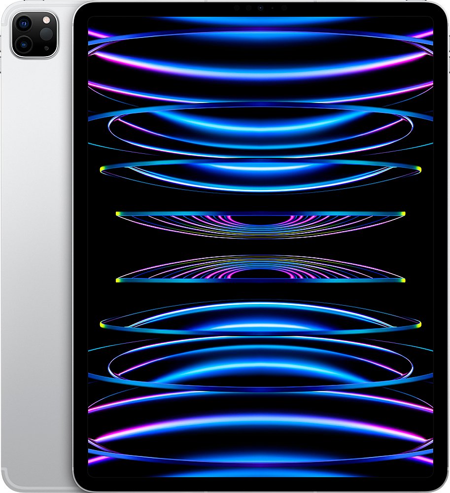 Apple iPad Pro 6 (2022)(12.9) - 2TB, Unlocked All Carriers - Silver (Refurbished)