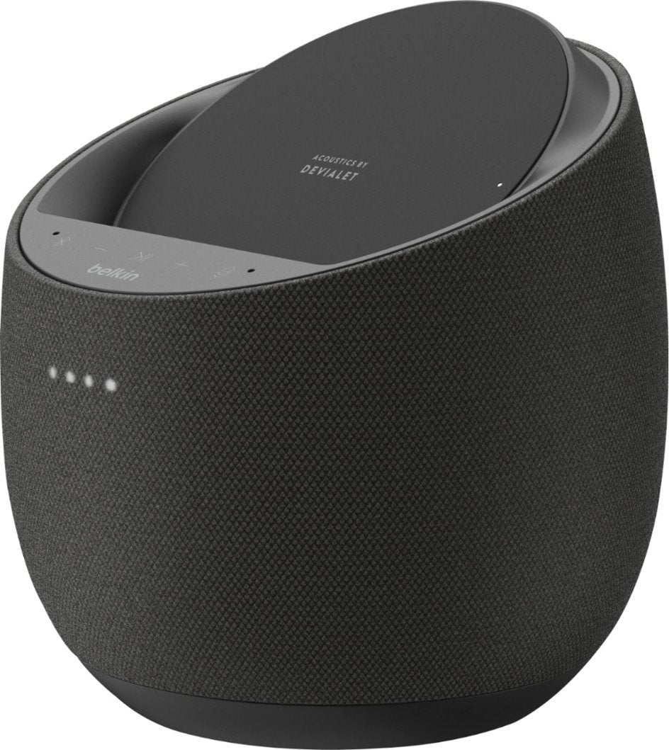 Belkin SoundForm Elite Hi-Fi Smart Speaker + Wireless Charger - Black (Pre-Owned)