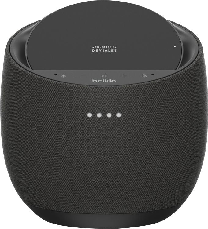 Belkin SoundForm Elite Hi-Fi Smart Speaker + Wireless Charger - Black (Pre-Owned)