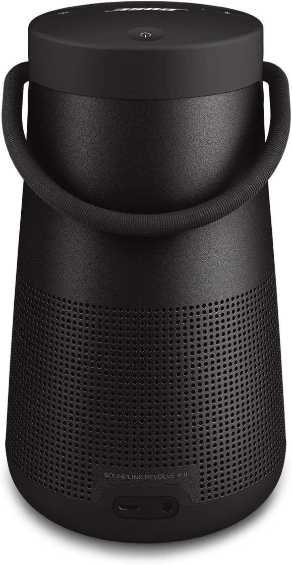 Bose SoundLink Revolve+ II Portable Bluetooth Speaker - Triple Black (Certified Refurbished)