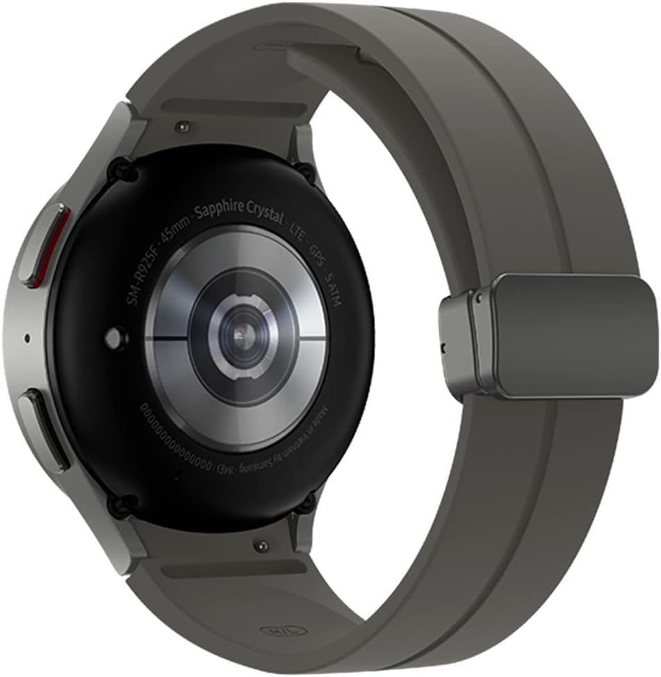 Samsung Galaxy Watch Pro5 (GPS, 45MM) 45mm Gray Titanium Smartwatch & Gray Band (Used)