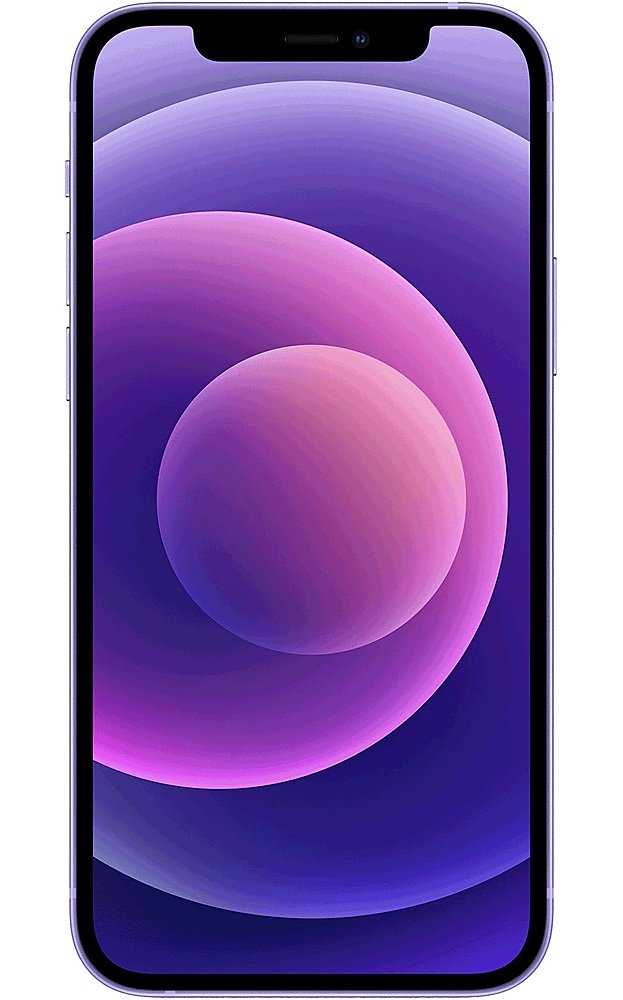 Apple iPhone 12 256GB (AT&T Locked) - Purple (Certified Refurbished)
