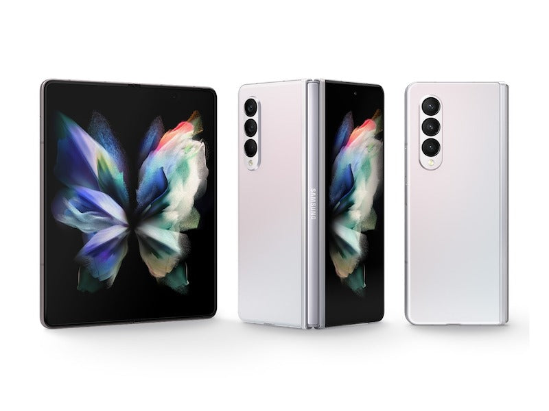 Samsung Galaxy Z Fold 3 5G - 256GB (AT&T) - Phantom Silver (Refurbished)