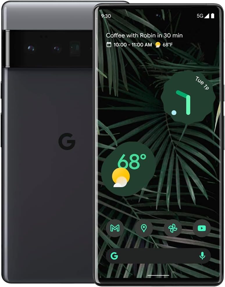Google Pixel 6 Pro 5G 256GB (Unlocked) - Stormy Black (Certified Refurbished)