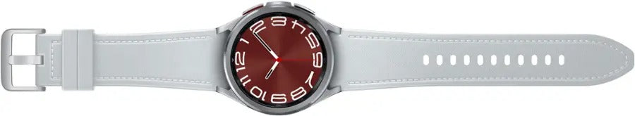 Samsung Galaxy Watch 6 Classic 43mm (Bluetooth) Silver Hybrid Eco-Leather Band (Refurbished)