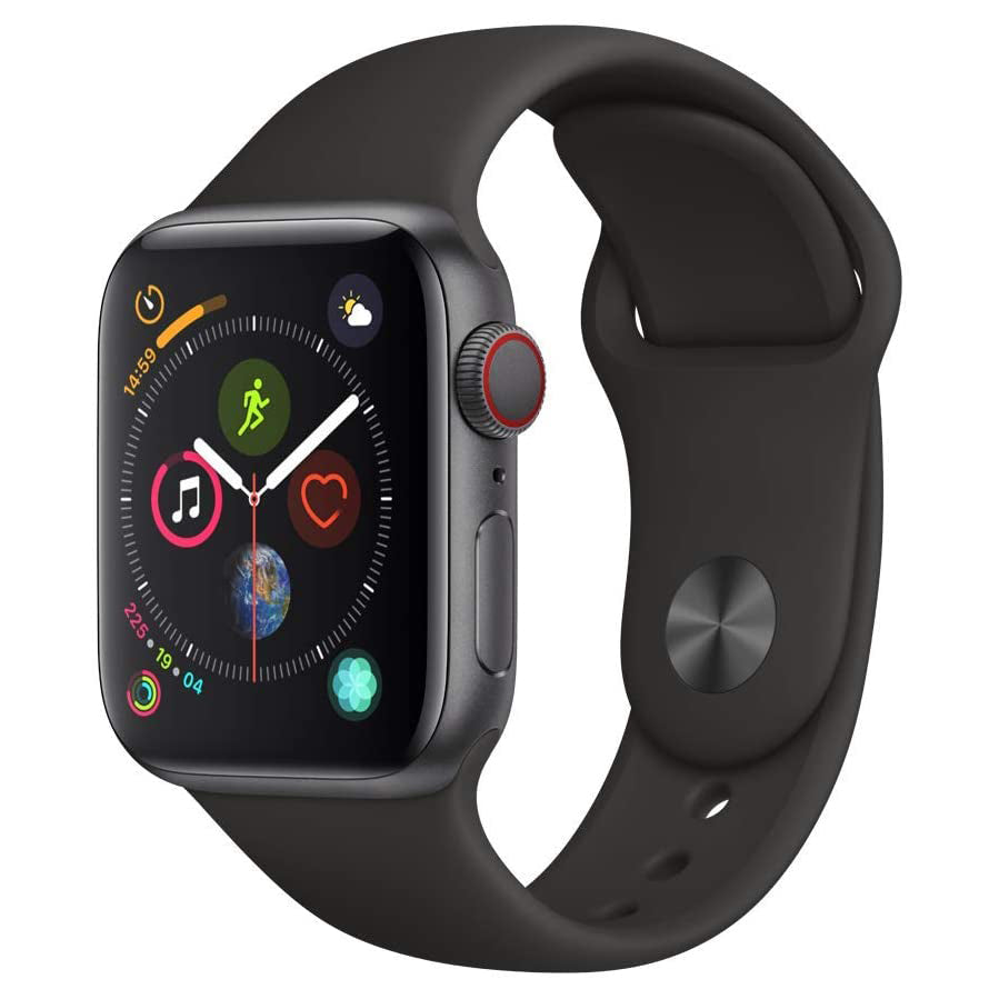 Apple Watch Series 4 (GPS + LTE) 40mm Space Gray Aluminum Case &amp; Black Sport Band (Pre-Owned)