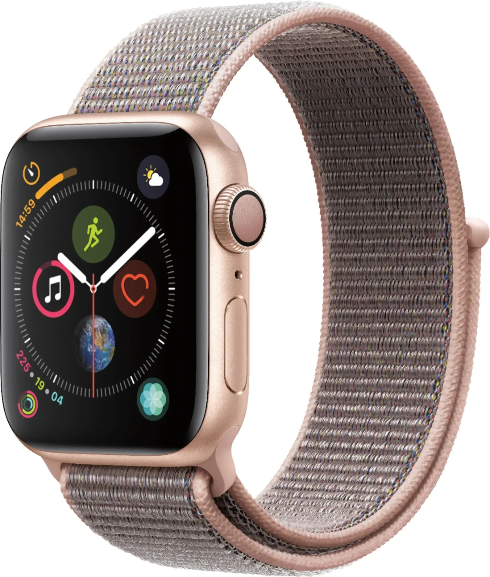 Apple Watch Series 4 (GPS+LTE) 40MM Gold Aluminum Case Pink Sand Sport Loop (Pre-Owned)