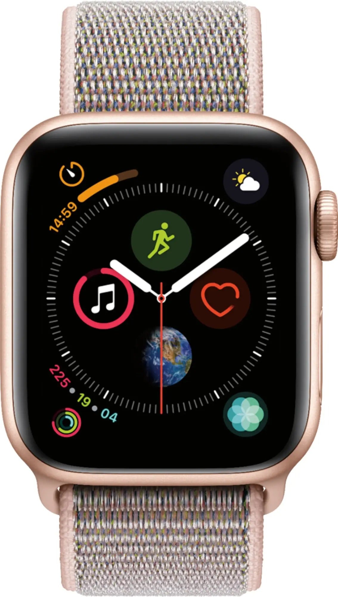 Apple Watch Series 4 (GPS+LTE) 40MM Gold Aluminum Case Pink Sand Sport Loop (Pre-Owned)