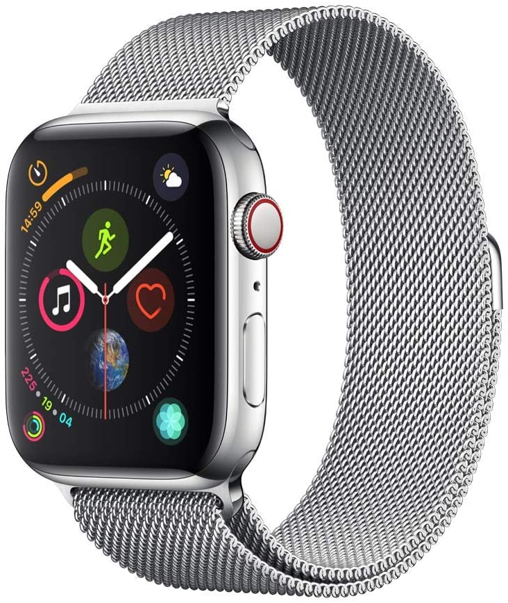 Apple Watch Series 4 GPS+LTE w/ 44MM Stainless Steel Case & Milanese Loop Band (Pre-Owned)