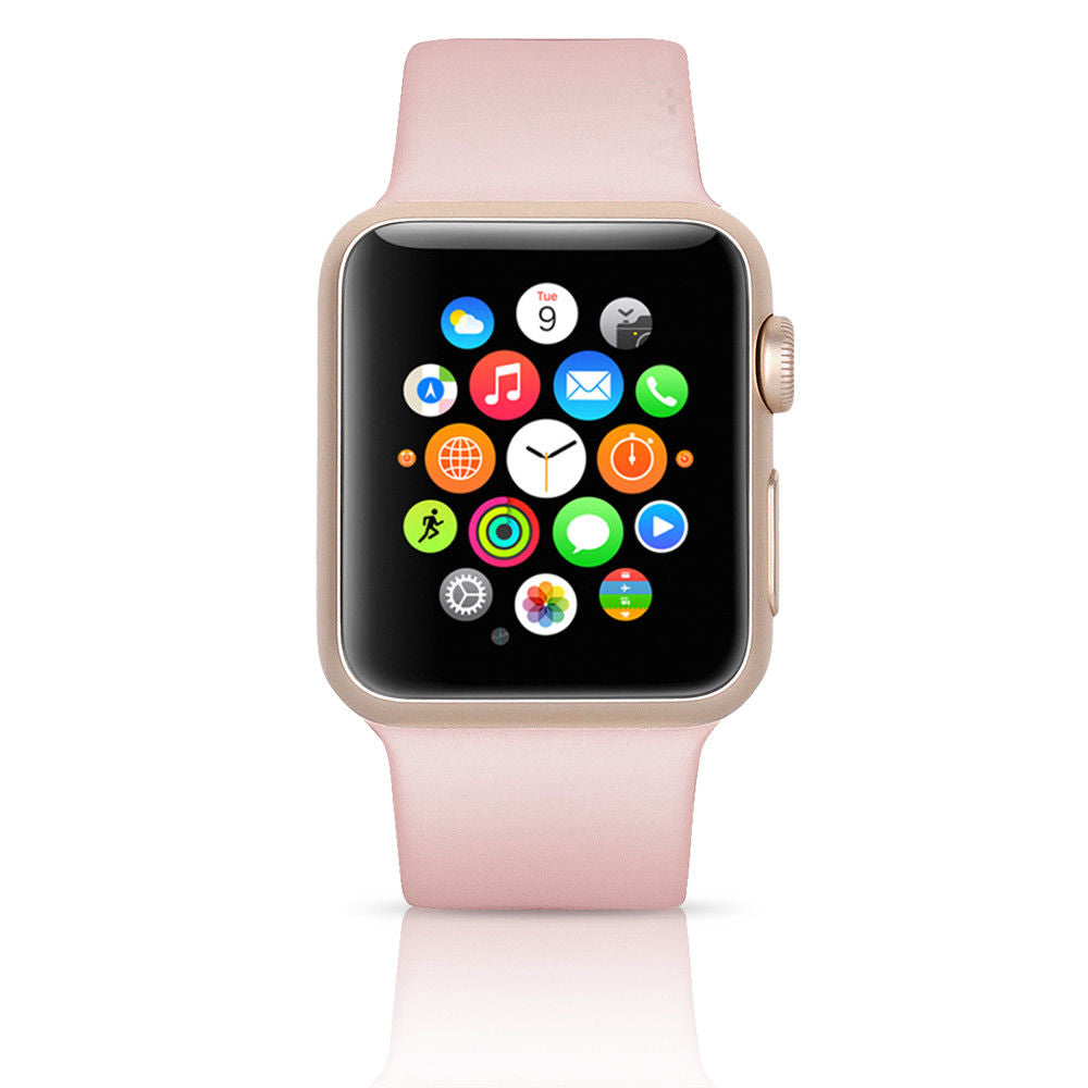 Apple Watch Series 3 GPS+LTE w/ 38mm Gold Aluminium Case & Pink Sand Band (Refurbished)