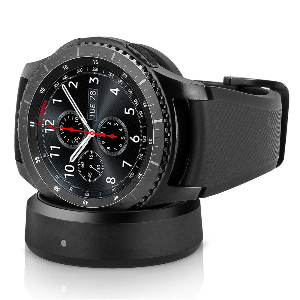 Samsung Gear S3 Frontier Smartwatch w/ Black Rubber Band SM-R760 (Refurbished)
