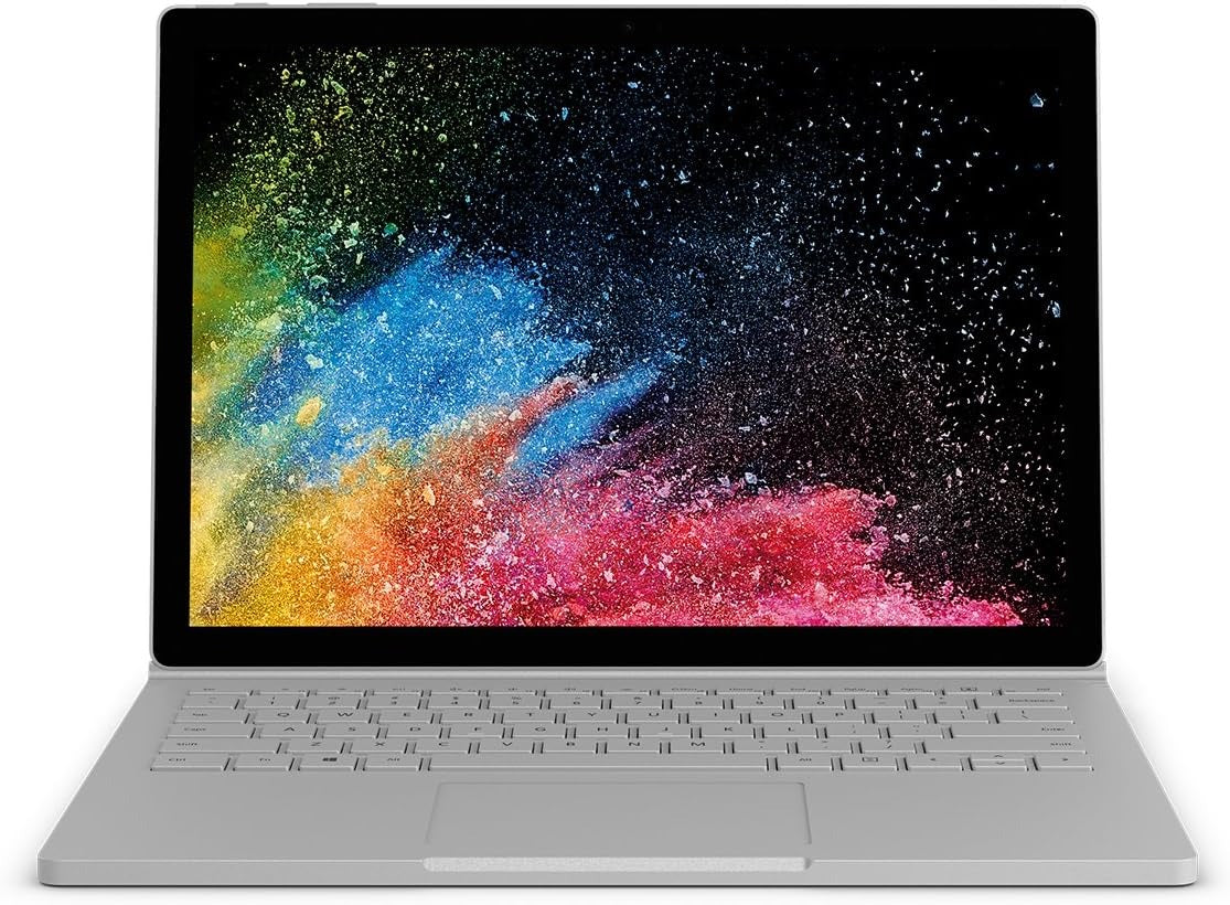 Microsoft Surface Book 2, 256GB, 13.5", Intel Core i5, 8GB RAM - Silver (Refurbished)