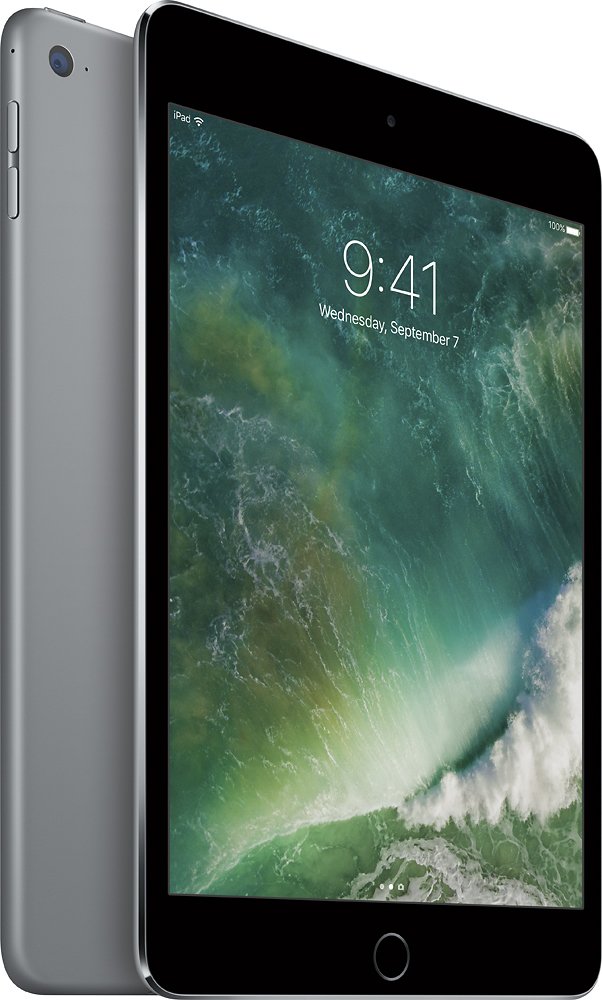 Apple iPad Mini 4th Generation, 16GB, Wifi Only - Space Gray (Refurbished)
