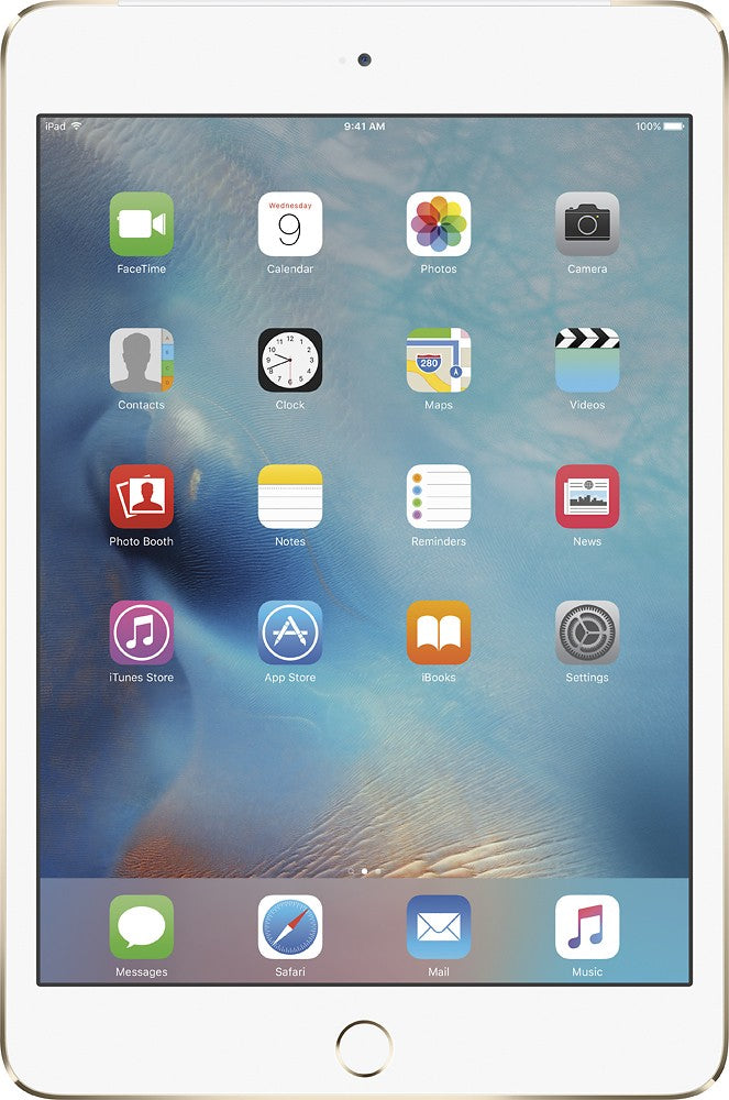 Apple iPad Mini 4th Generation, 64GB, Wifi Only - Gold (Refurbished)