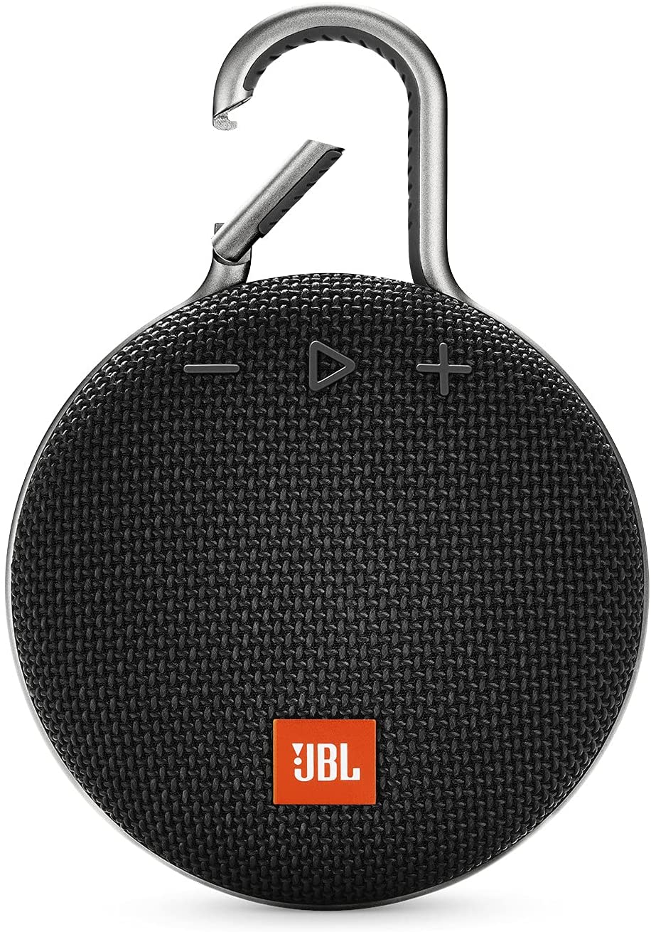 JBL Clip 3 Waterproof Wireless Portable Bluetooth Speaker - Black (Refurbished)