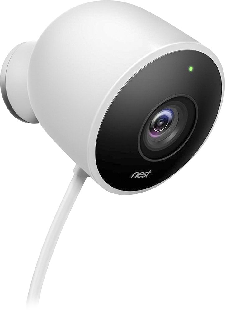 Google Nest Cam Outdoor Security Camera w/ Accessories - White (Refurbished)