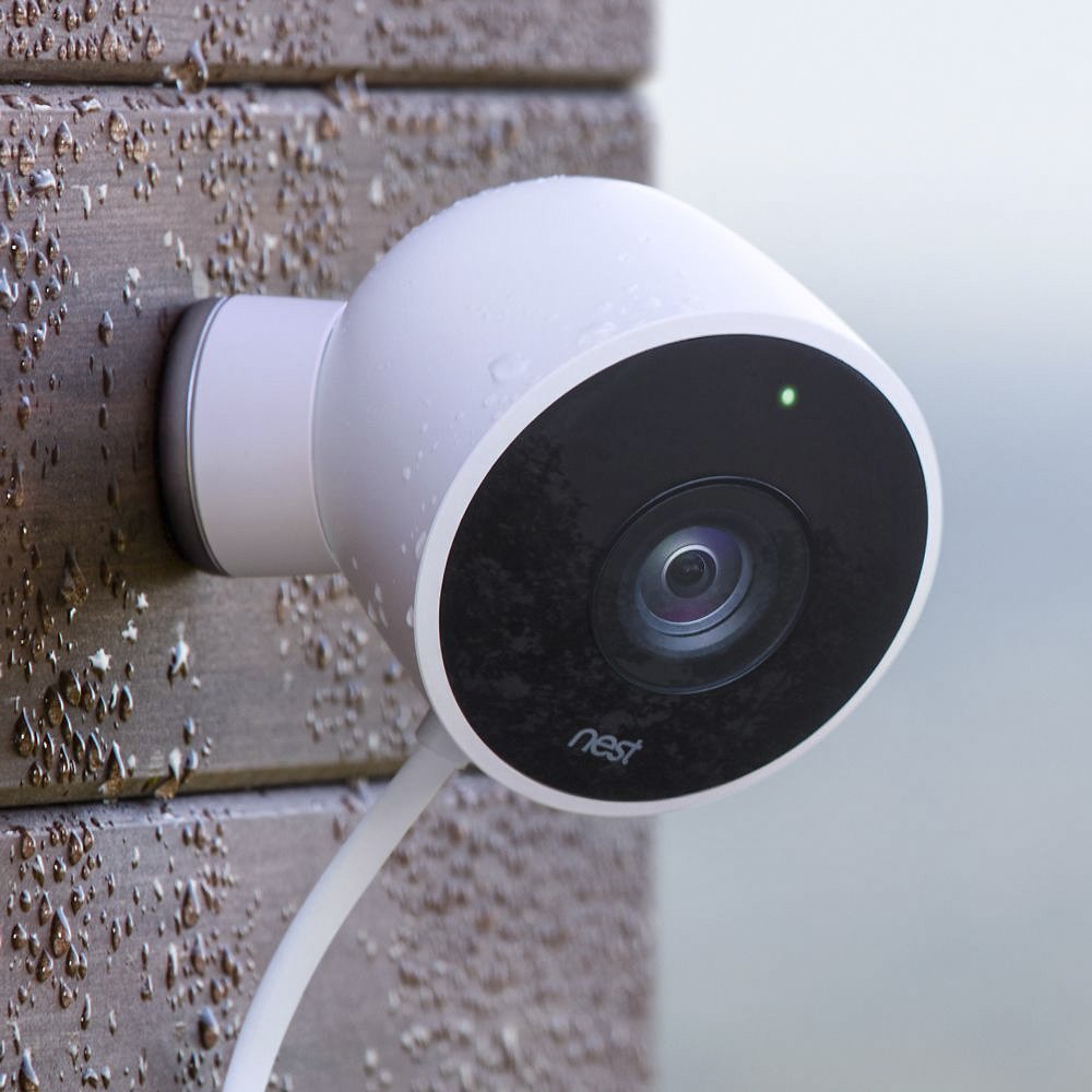 Google Nest Cam Outdoor Security Camera w/ Accessories - White (Refurbished)