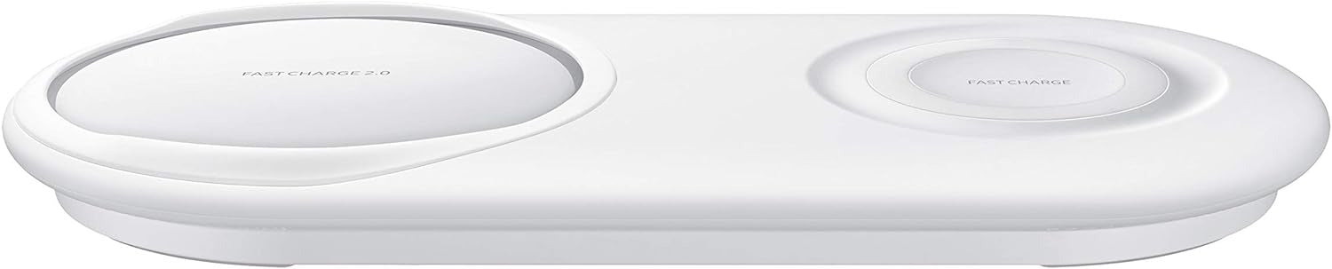 Samsung Wireless Charger DUO Pad, Fast Charge 2.0 - White (Refurbished)