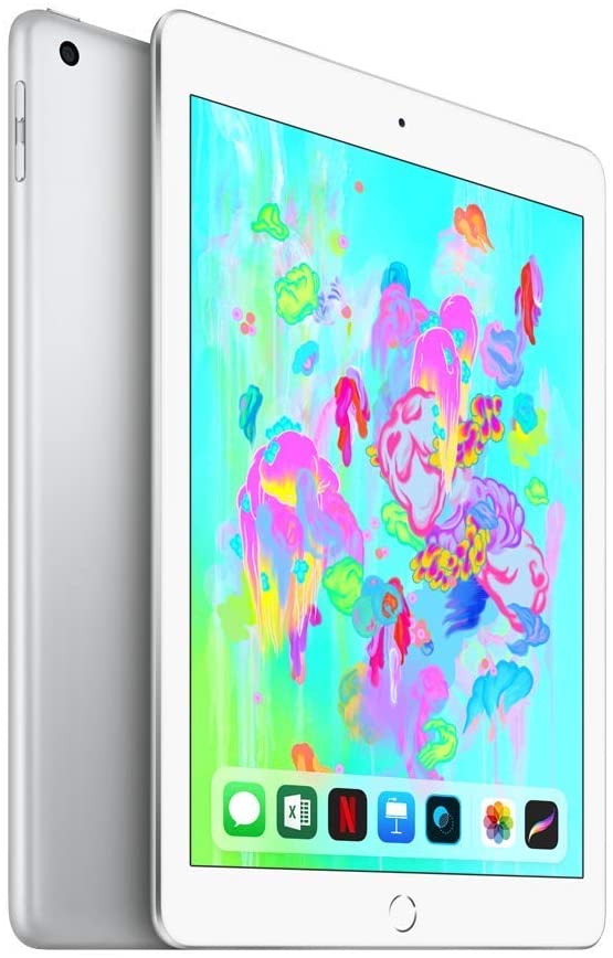 Apple iPad 6 (2018)(9.7) - 128GB, Unlocked All Carriers - Silver (Used)