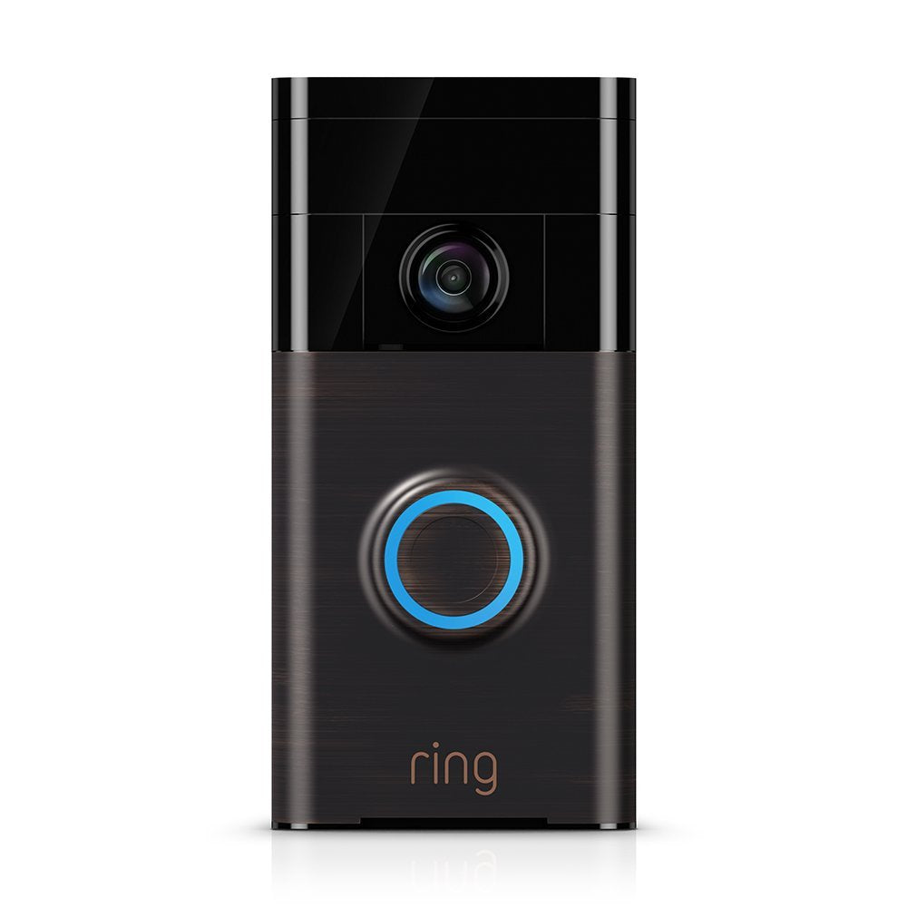 Ring WIFI Smart Video Doorbell Motion Activated Alerts - Venetian Bronze (Certified Refurbished)