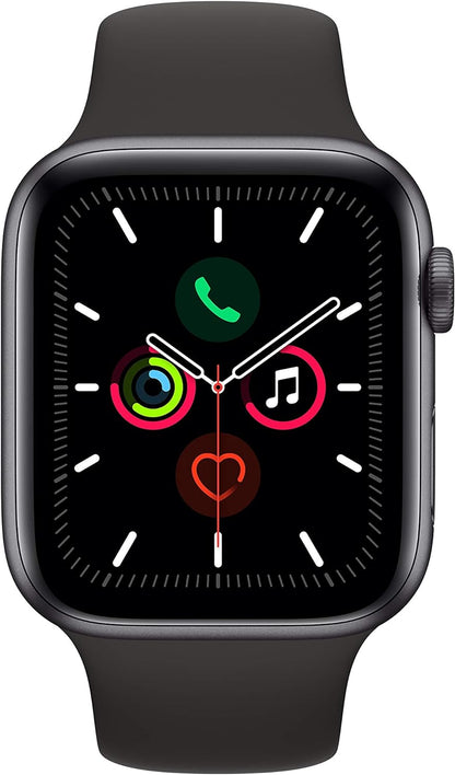 Apple Watch Series 5 (GPS + LTE) 40mm Space Gray Aluminum Case &amp; Black Sport Band (Refurbished)