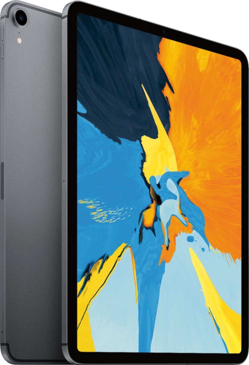 Apple iPad Pro 3rd Gen 64GB Wifi + Cellular (Unlocked) - Space Gray (Renewed)