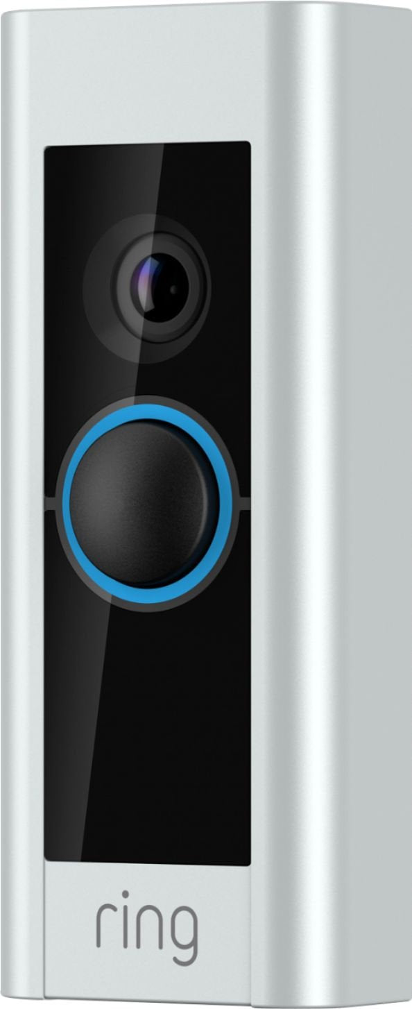 Ring Video Doorbell Pro, with HD Video, Motion Activated Alerts - Satin Nickel (Refurbished)