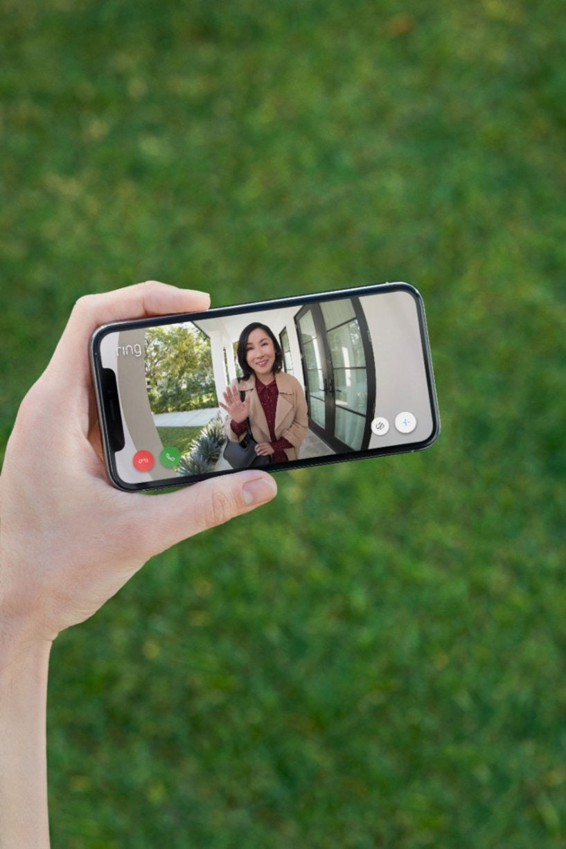 Ring Video Doorbell Pro, with HD Video, Motion Activated Alerts - Satin Nickel (Refurbished)