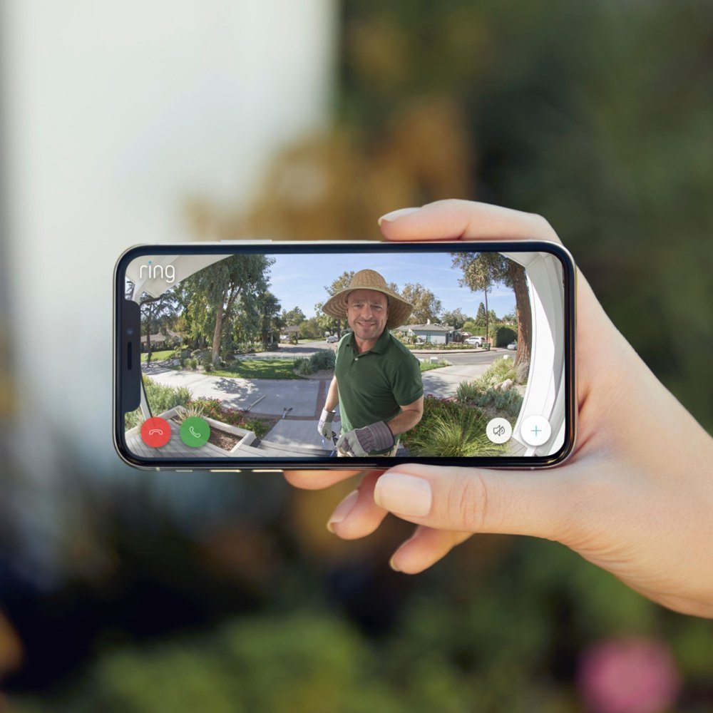 Ring Video Doorbell Pro, with HD Video, Motion Activated Alerts - Satin Nickel (Refurbished)