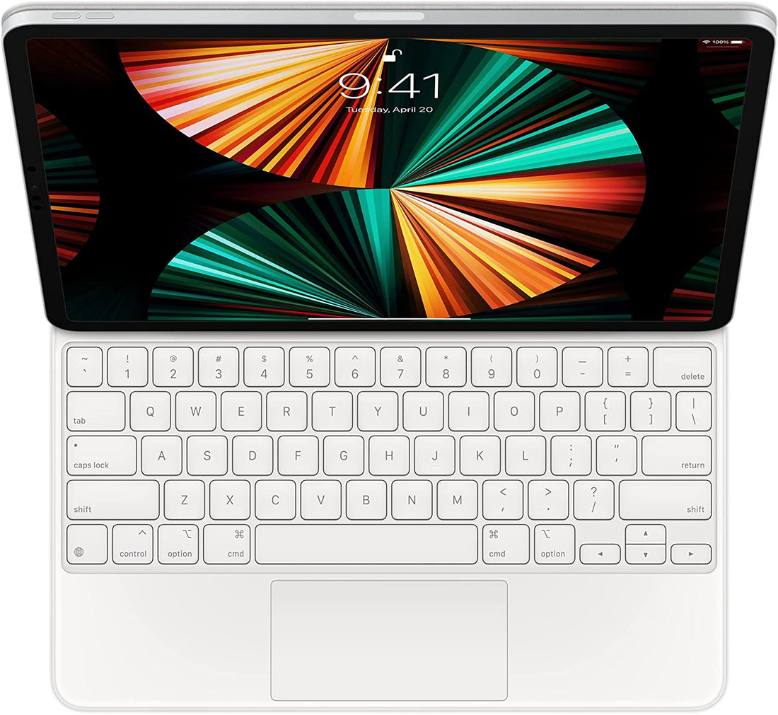Apple Magic Keyboard Folio for iPad Pro 6th Gen 12.9in - White (Certified Refurbished)