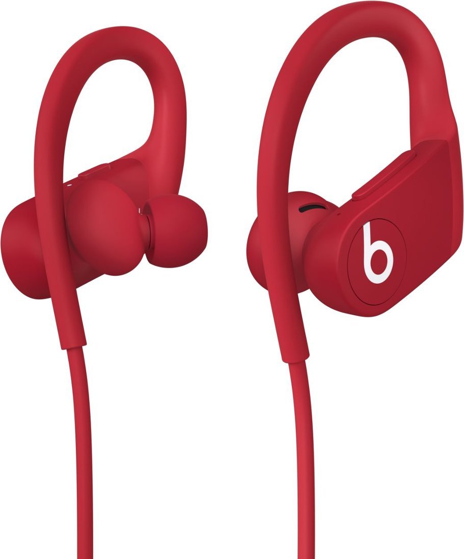 Beats by Dr. Dre Powerbeats High-Performance Wireless Earphones - 2020 - Red (Refurbished)
