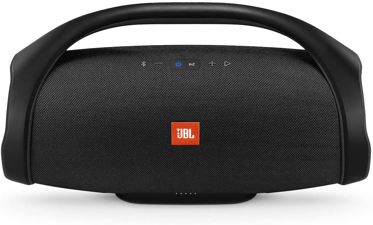 JBL Boombox Portable Waterproof Bluetooth Speaker - Black (Refurbished)