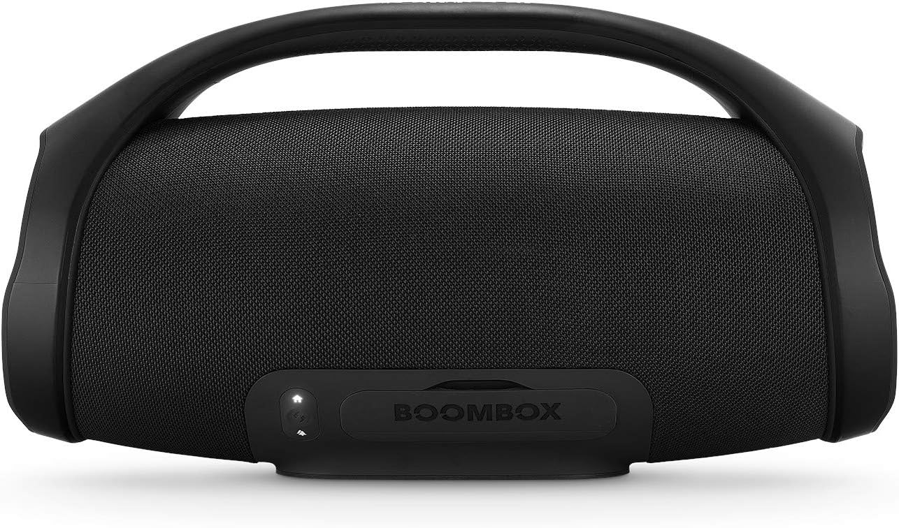 JBL Boombox Portable Waterproof Bluetooth Speaker - Black (Refurbished)