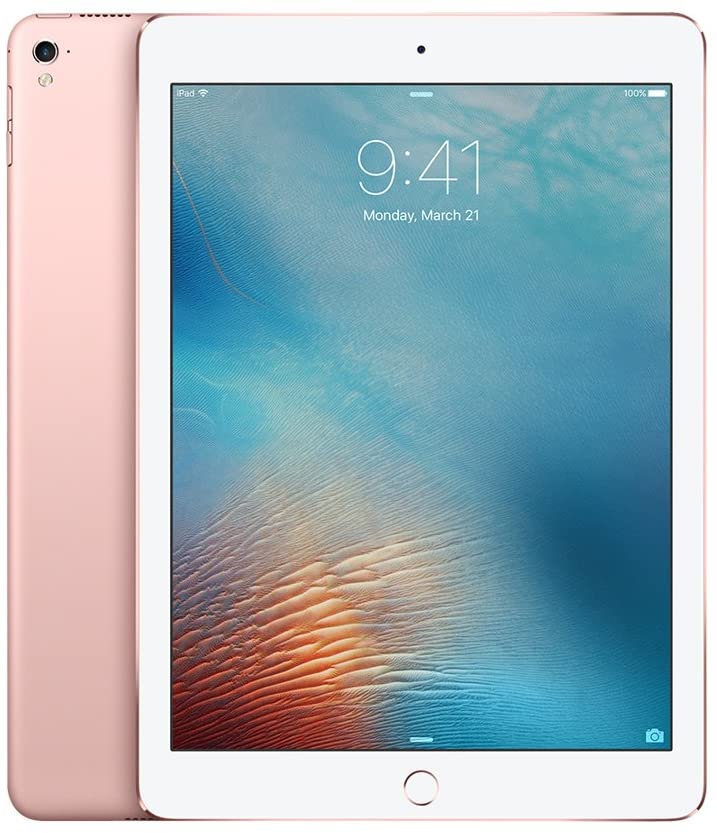 Apple iPad Pro 1st Gen, 256GB, 9.7", WIFI + 4G Unlocked All Carriers - Rose Gold (Refurbished)