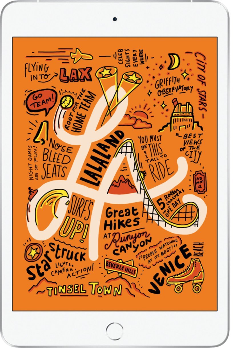 Apple iPad Mini 5 (2019)(7.9) - 64GB, Unlocked All Carriers - Silver (Refurbished)