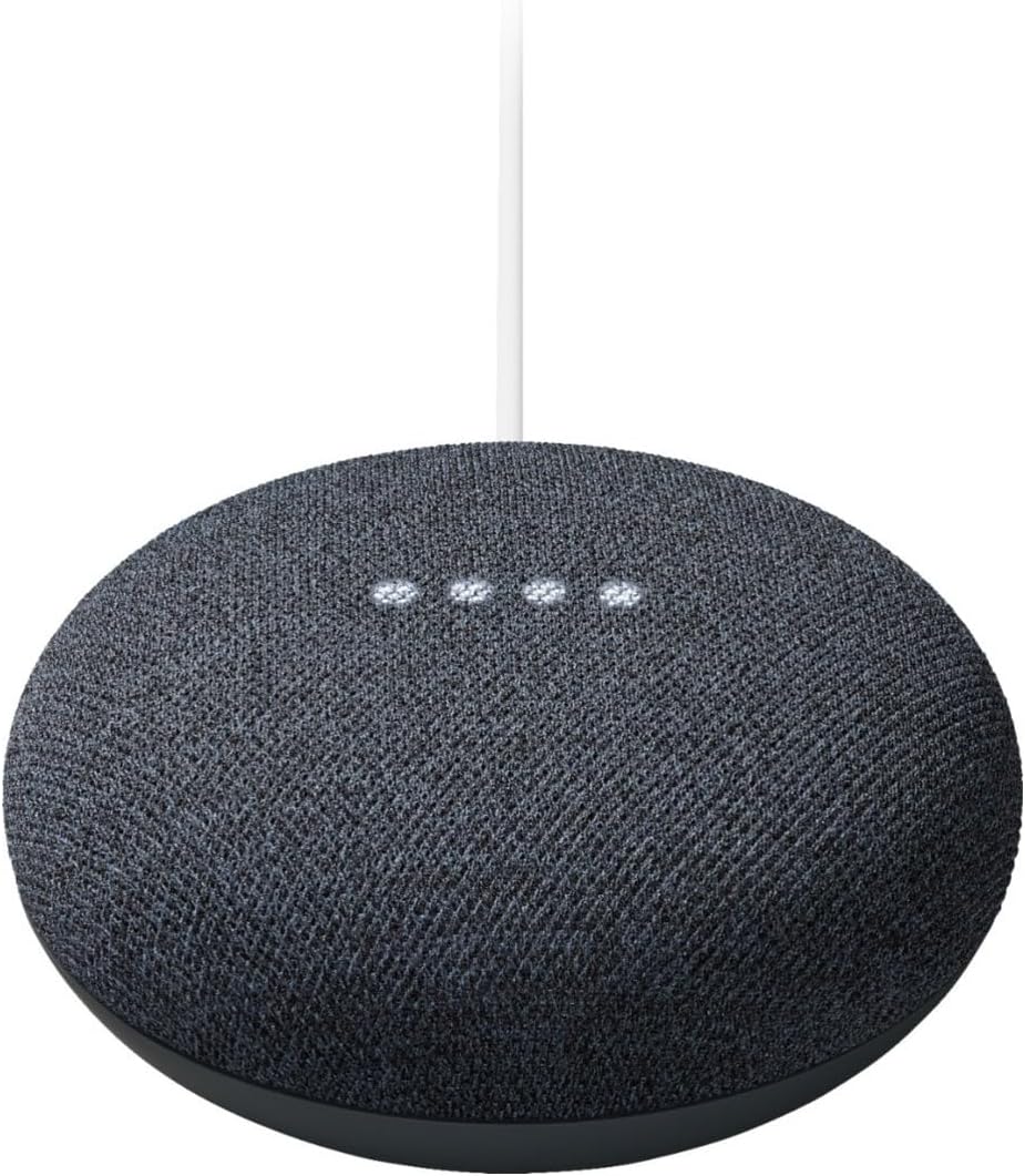 Google Nest Mini 2nd Generation Smart Speaker with Google Assistant - Charcoal (Refurbished)