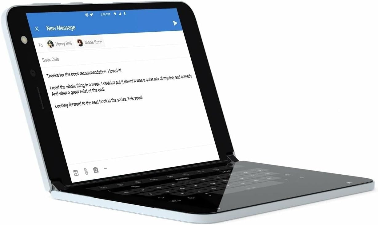 Microsoft Surface Duo 128GB (Wifi + AT&T locked) - Glacier (Refurbished)