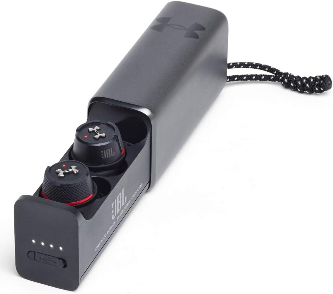 JBL Under Armour Flash Sport In-Ear True-Wireless Earbuds - Black (New)