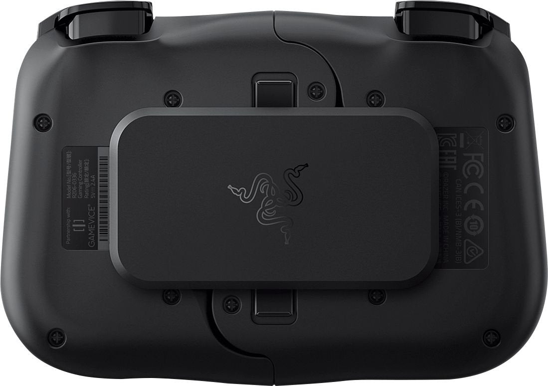 Razer Kishi Mobile Game Controller Gamepad for iOS, Works w/ most iPhones -Black (Refurbished)