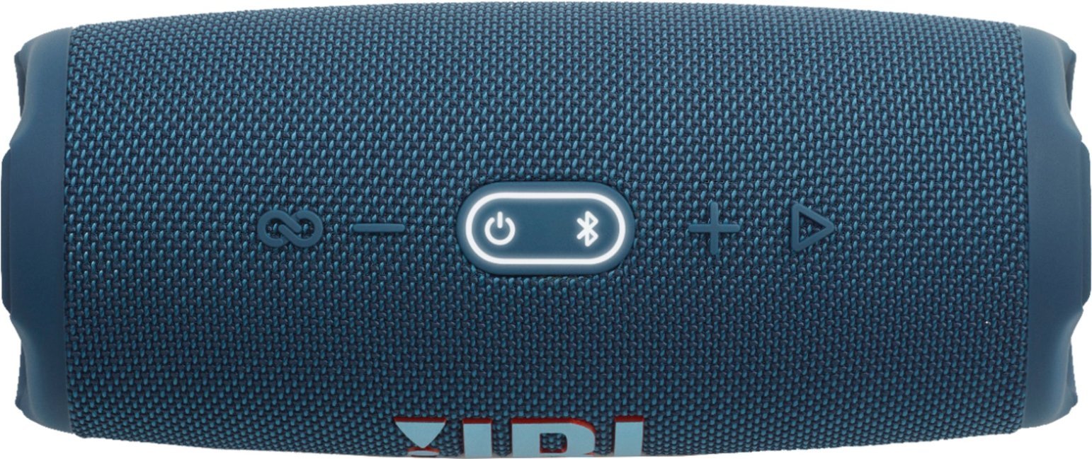 JBL CHARGE 5 Portable Waterproof Speaker with Powerbank - Blue (Refurbished)