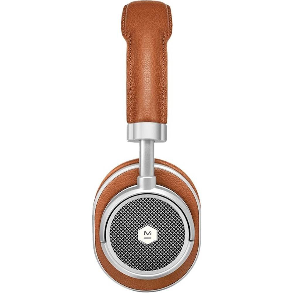 Master & Dynamic MW50+ 2-In-1 Wireless Headphones - Silver Metal/Brown Leather (Refurbished)