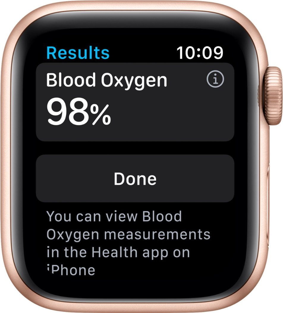 Apple Watch Series 6 (GPS + LTE) 40mm Gold Aluminum Case & Pink Sand Sport Band (Renewed)
